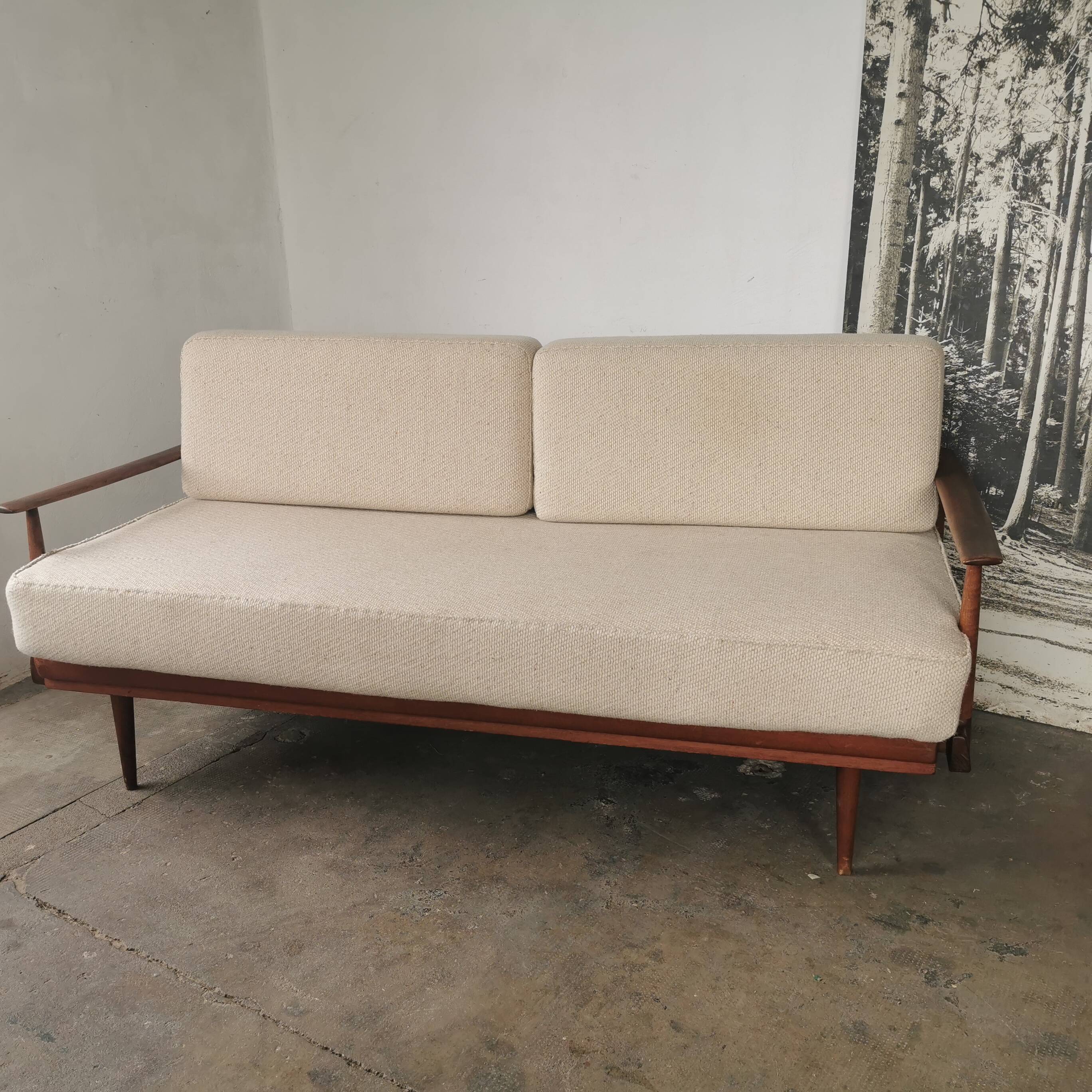 Bench, daybed knoll Antimotte vintage 60s