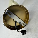 Pair of vintage glass wall lights 1950