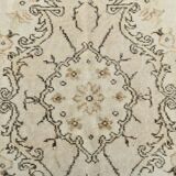 All-Over Floral Pattern Beige Brown Turkish Rug, 166x285Cm