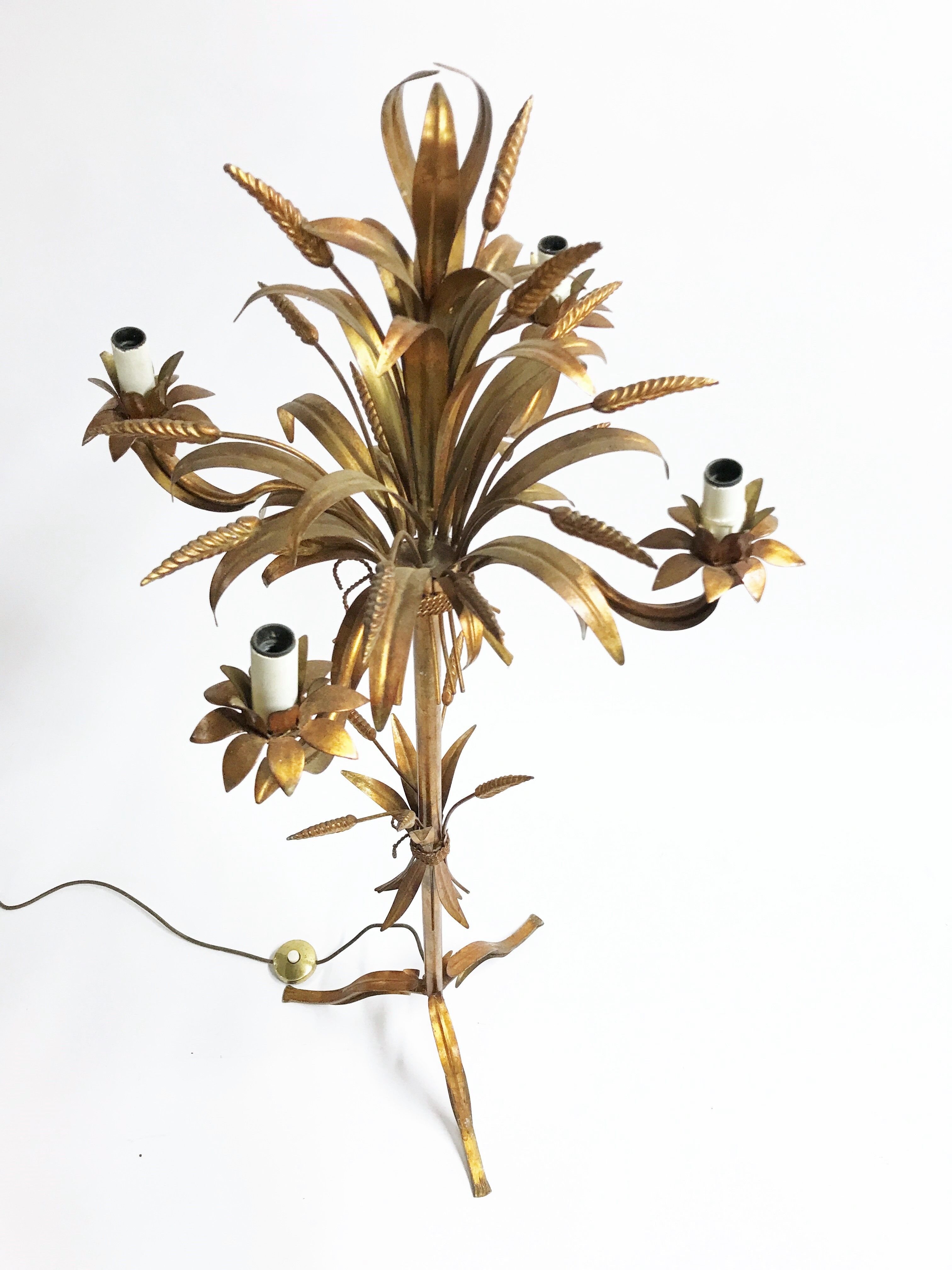 Sheaf of wheat floor lamp, 1960s