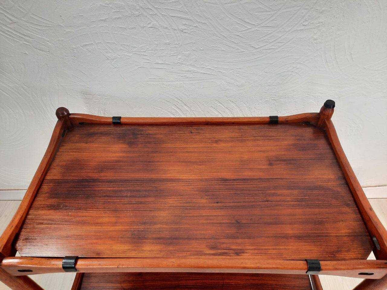 Wooden food trolley 1950