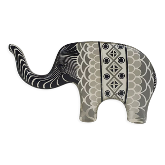 Abraham Palatnik glass elephant, Brazil 1970's