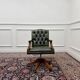 Green English Chesterfield Desk Chair