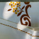 Vintage hand-embroidered square tablecloth