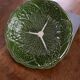 Vintage cabbage leaf slip salad bowl