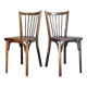 Pair of Baumann bistro chairs n°53