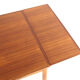 Compact Poul Hundevad for Hundevad & Co extendable dining table in teak