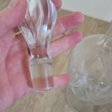 Old glass decanter with stopper