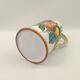 Ceramic jug deco fruit and multicolored leaves 25 cm