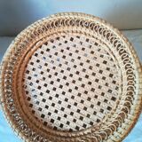 Wicker lace basket