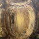 Huile sur toile nature morte jarre provençale