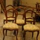 Set of 5 antique Louis-Philippe style chairs – 19th century