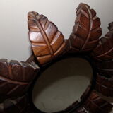 Vintage sunflower mirror 36cm