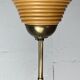Pair pencil reed rattan bamboo and brass pendants, Italy 1970s