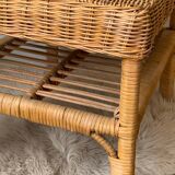 Rattan coffee table