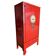 Red solid wood wedding wardrobe