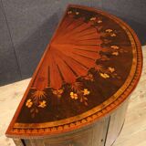 20th Century Inlaid Half Moon Sideboard