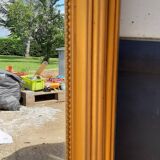 Mirror 19th Wood and Golden Stuk 83x138cm