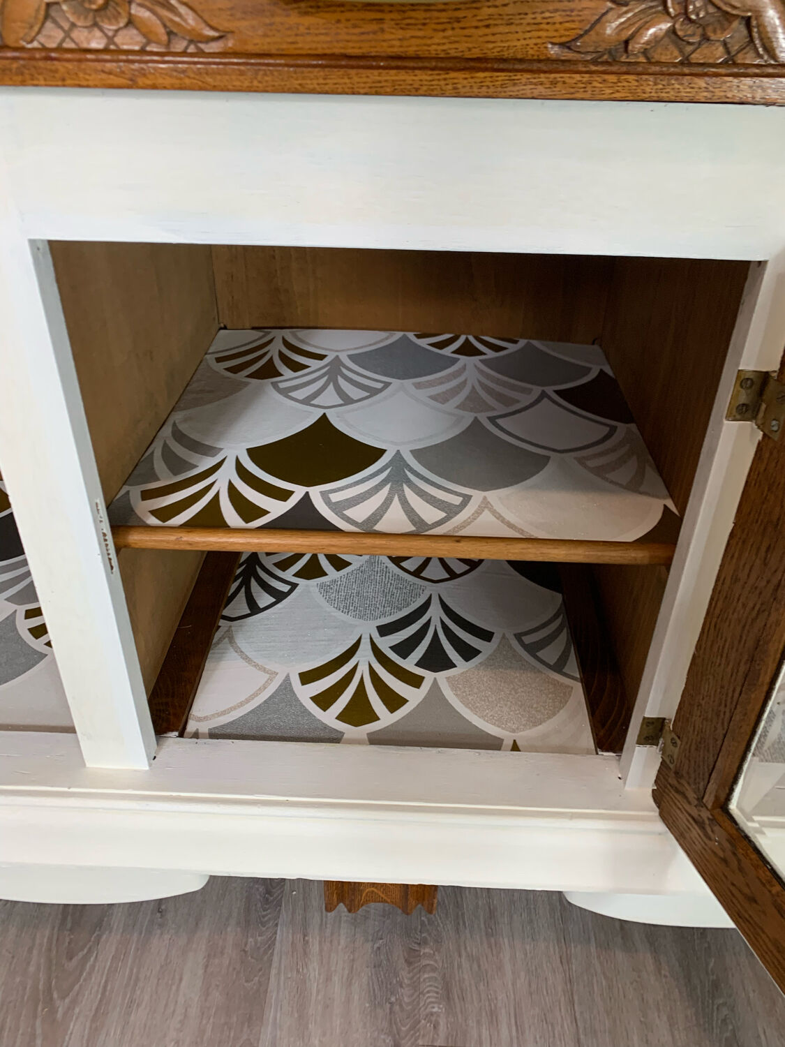 Vintage art deco style sideboard restyled