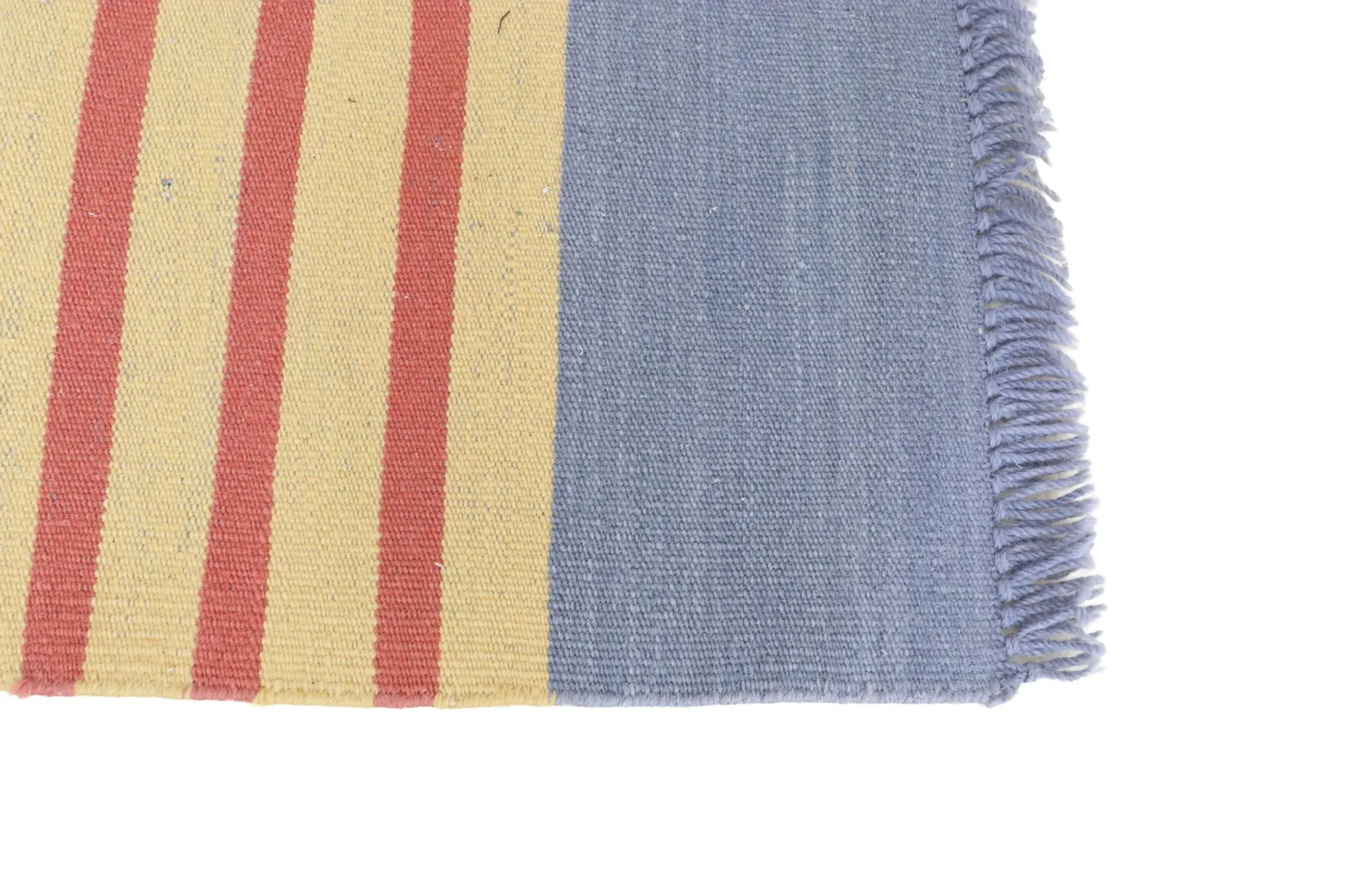 Vintage hand-woven wool kilim / flatweave rug, 1970s–80s