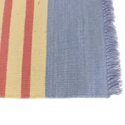 Vintage hand-woven wool kilim / flatweave rug, 1970s–80s