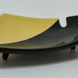 Empty pocket anthropomorphic ceramic black and yellow design 50s