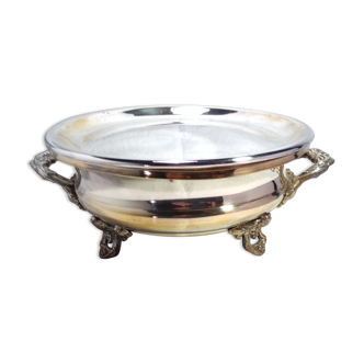 Ruolz silver metal heating flat underwear