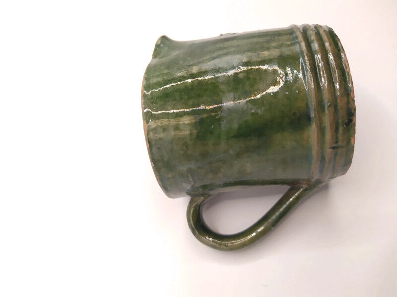 Terracotta milk pitcher