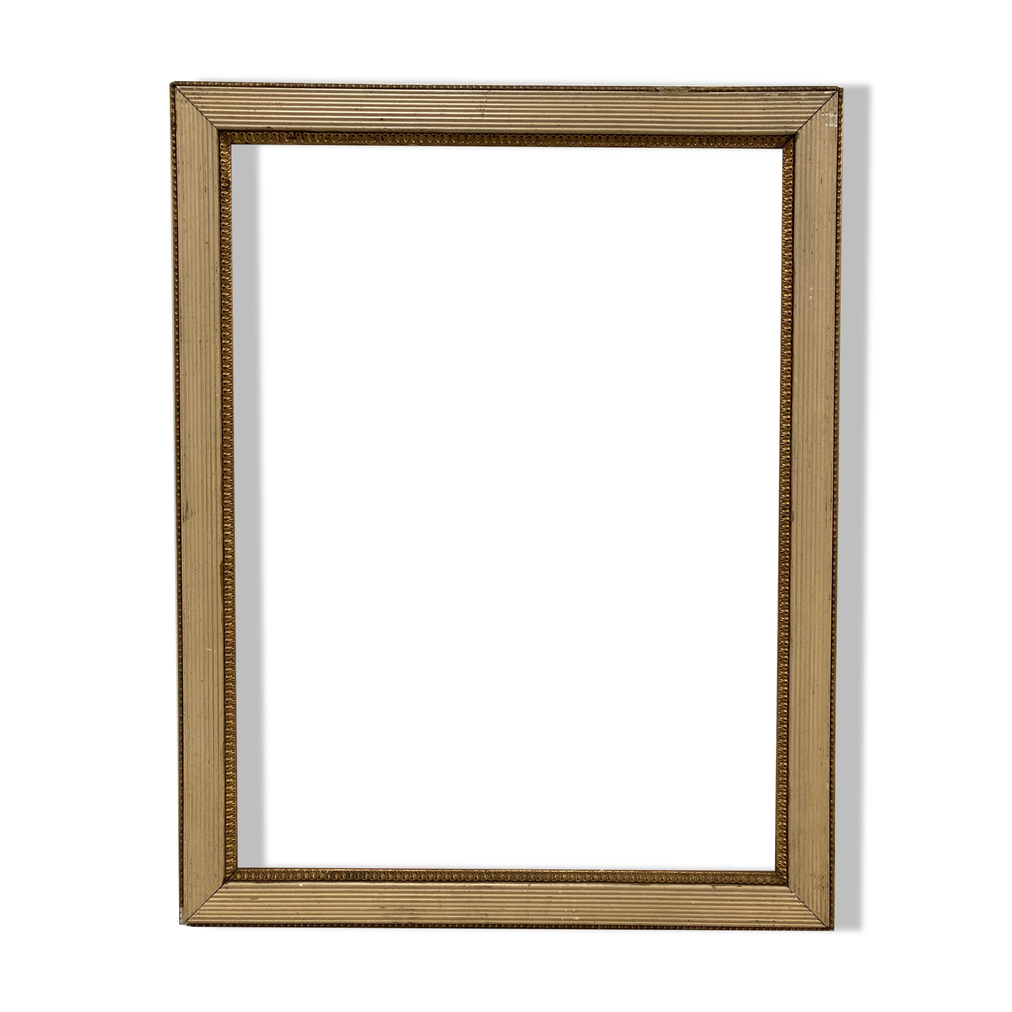 Vintage cream and gold frame