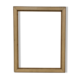 Vintage cream and gold frame