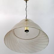 Mid-Century Modern Italian Murano Bubbles Glass Pendant Lamp, 1970s
