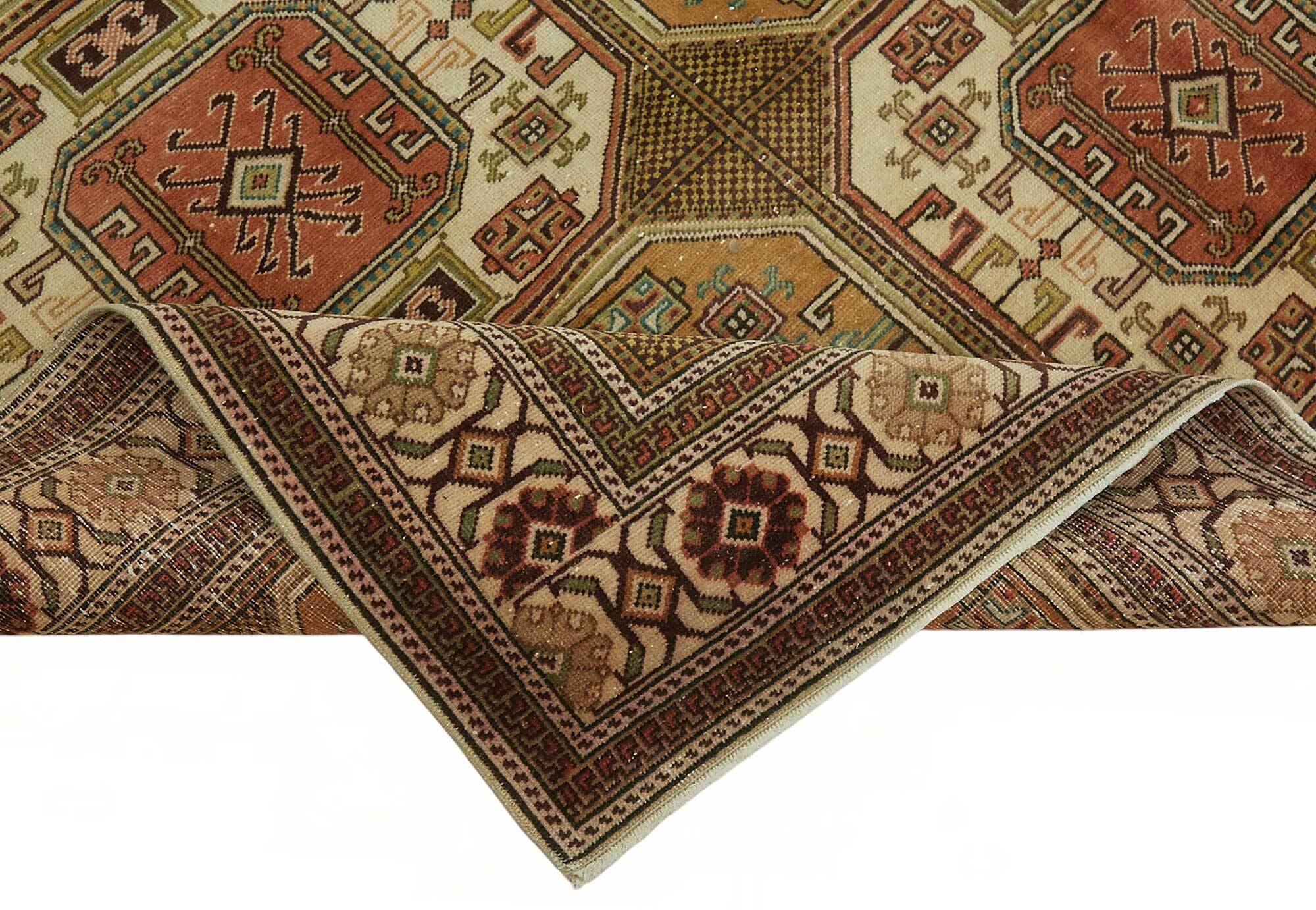 Turkish Wool Vintage Kayseri Rug 198 cm x 300 cm