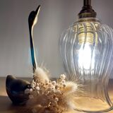 Vintage glass tulip lamp