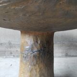 African Brutalist Table