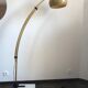 Arc floor lamp gilded stretch 70s