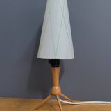 wood smalll table lamp 1960s