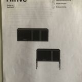 Northern Hifive storage system black TV cabinet