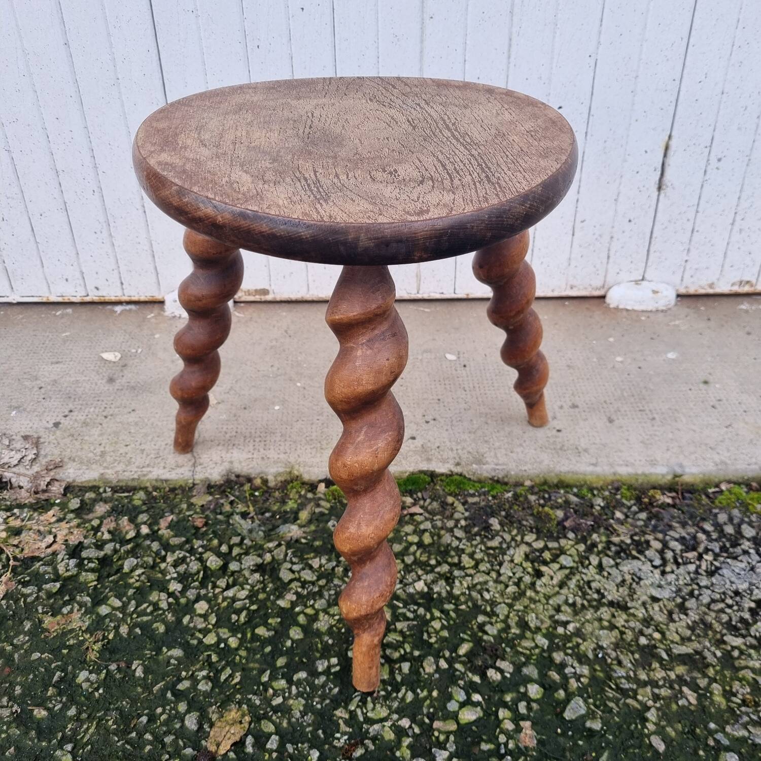 Brutalist stool from the early 20th century