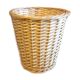 Vintage wicker paper basket