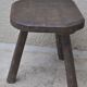 Raw rustic tabouret made in Périgord