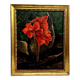 Contemporary Still Life With Red Flowers