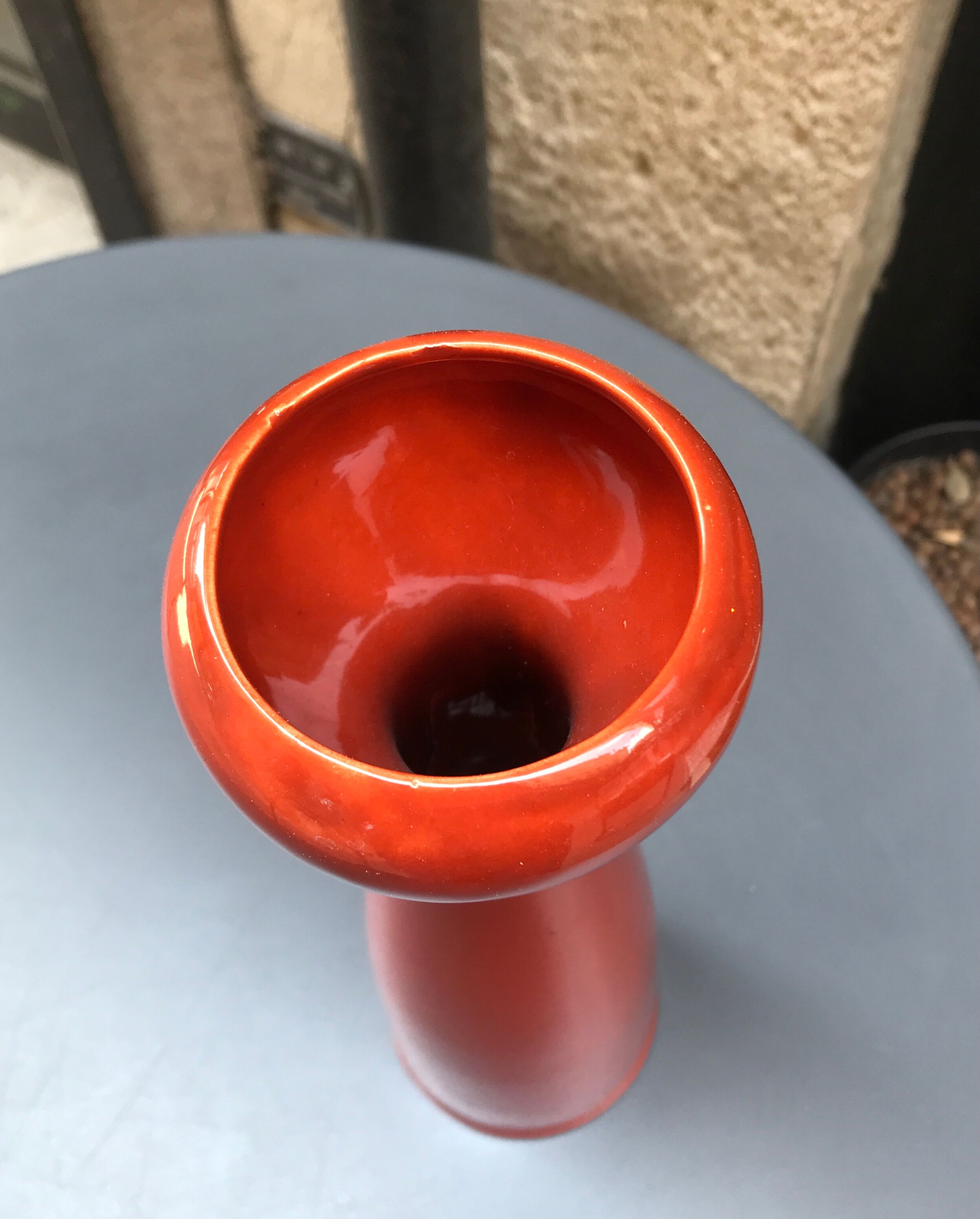 Vase design terracotta céramique allemande