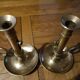Pair of candlesticks brass