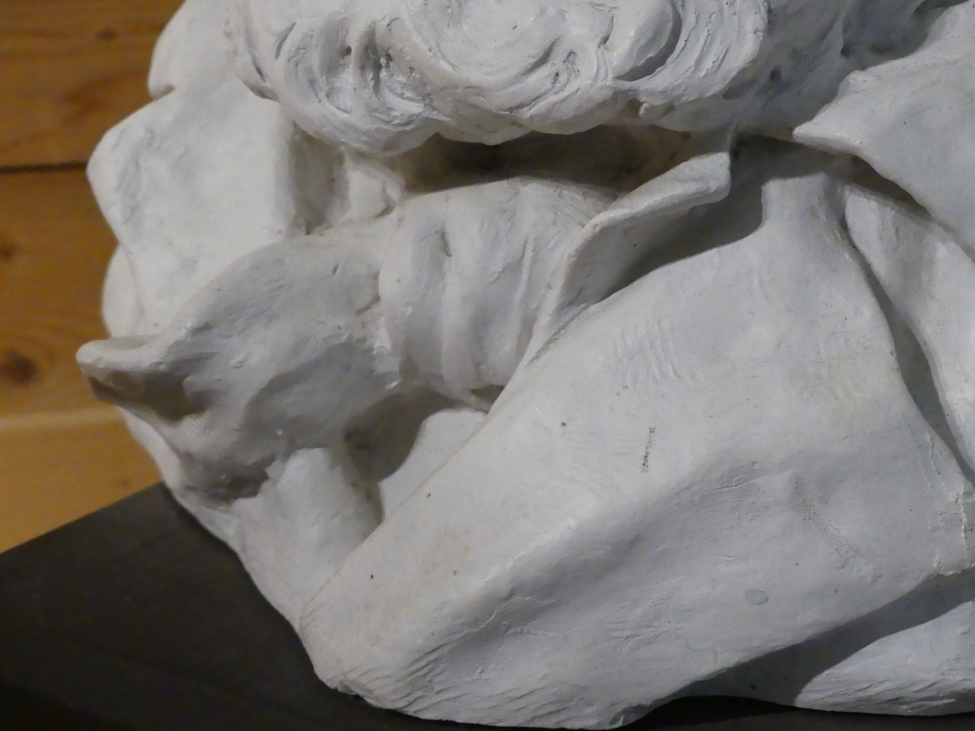 Carved bust Fisherman