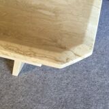 Travertine coffee table
