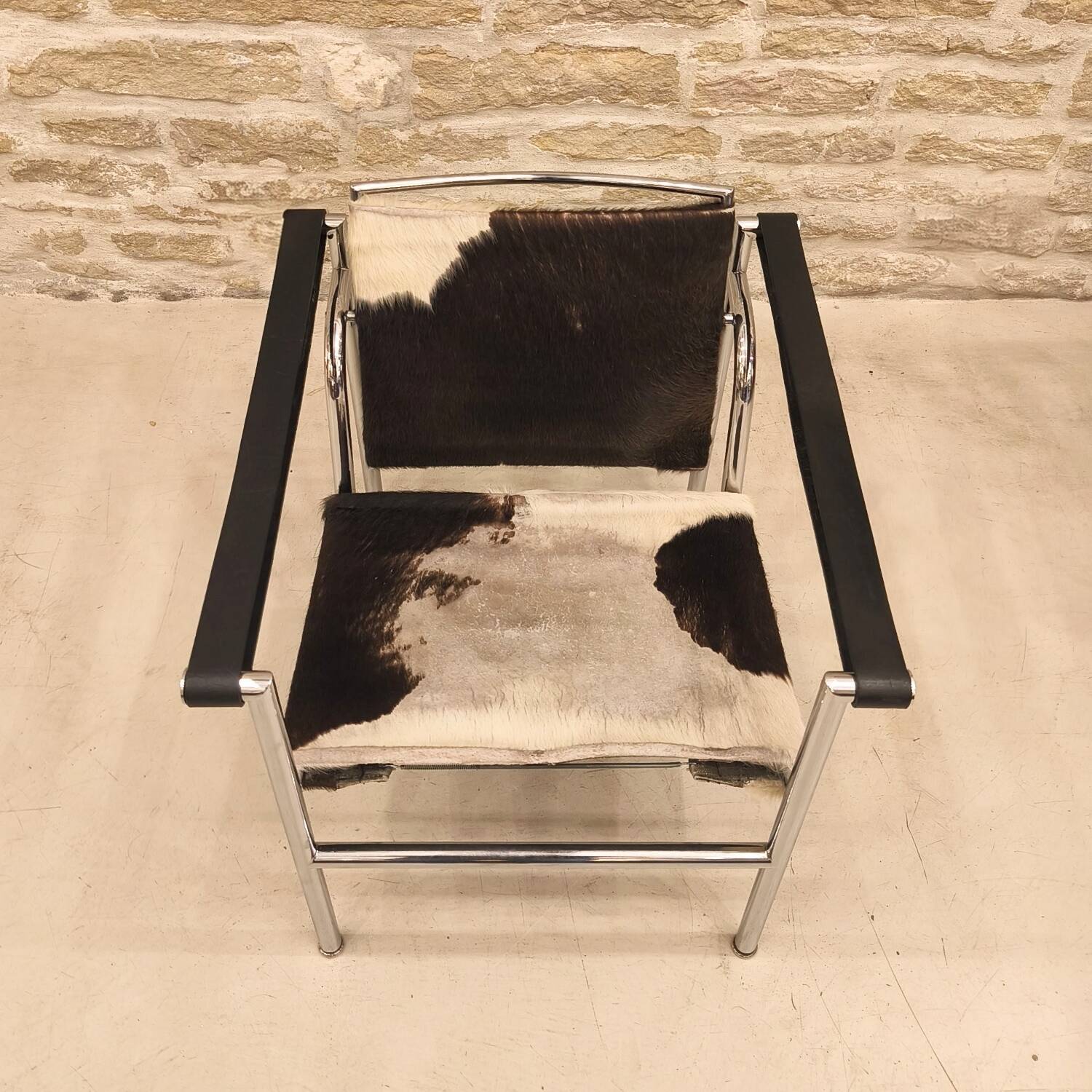 LC1 armchair designed by Perriand / Le Corbusier, Cassina, 1960