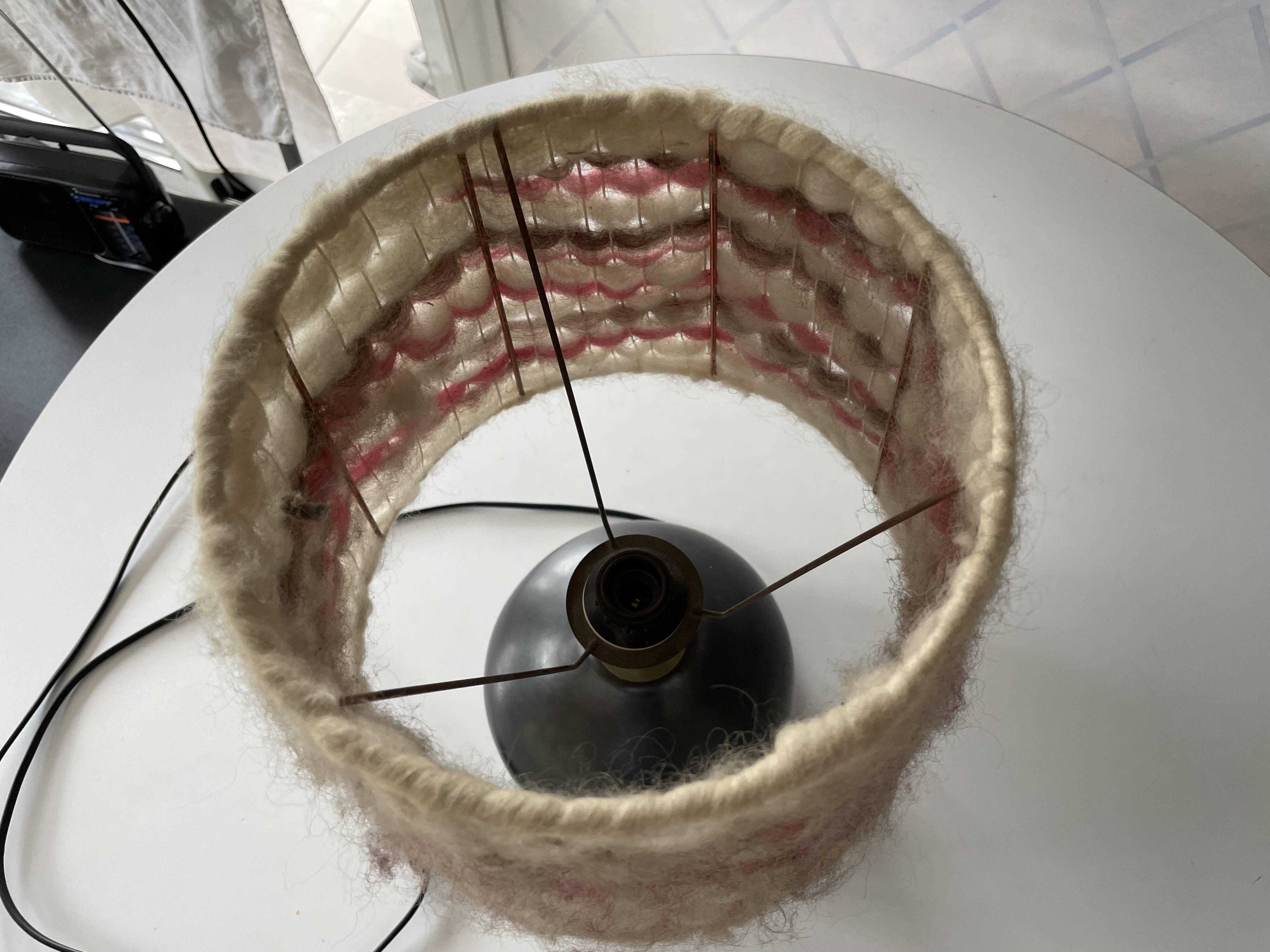 70s living room lamp