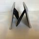 Pair of brushed effect metal photo frames