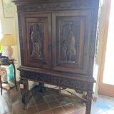 Argentier en bois style renaissance espagnole