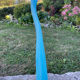 Large Murano vase in turquoise glass – 53 cm – Vintage